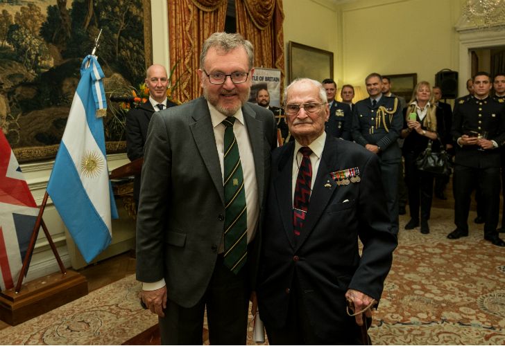 Homenaje a los argentinos que lucharon en la II Guerra Mundial 