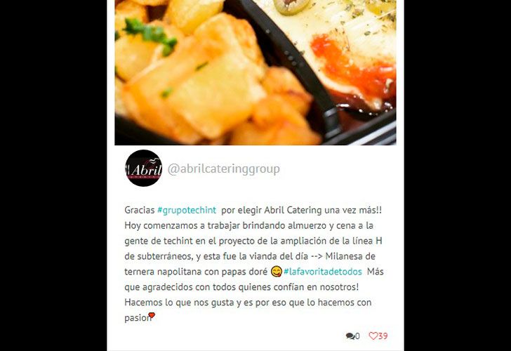 EL CIRCUITO MILLONARIO DE CATERING MEDINA