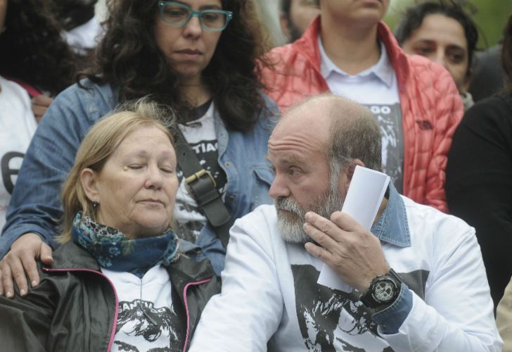 El hermano de Santiago Maldonado dio un breve y sentido discurso a dos meses de la desaparición de su hermano.