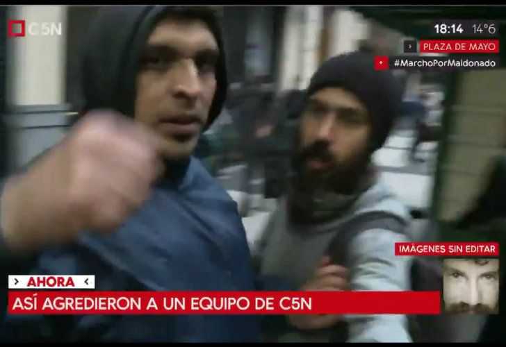 Este sería el supuesto agresor del equipo de C5N