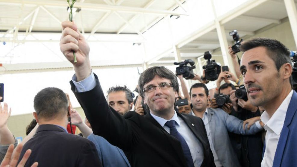 El presidente del gobierno catalán, Carles Puigdemont