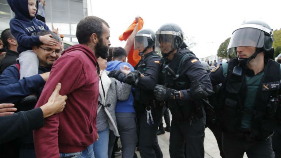 Represión en Cataluña.
