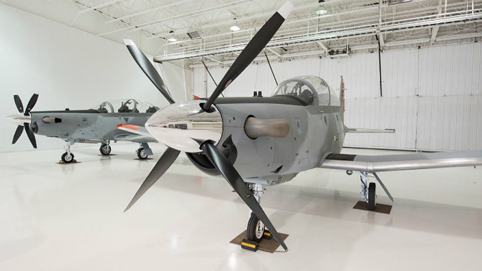 Los Beechcraft T-C6 Texan II ya llegaron a la Argentina, desde Estados Unidos.