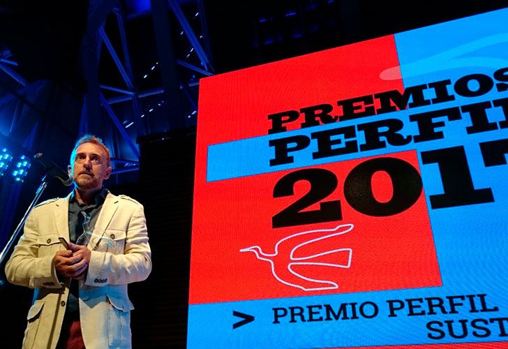 Luis Manuel Pondal en los Premios Perfil 2017