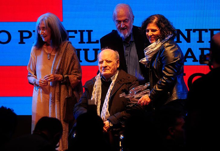 María Kodama y Quino en los Premios Perfil 2017