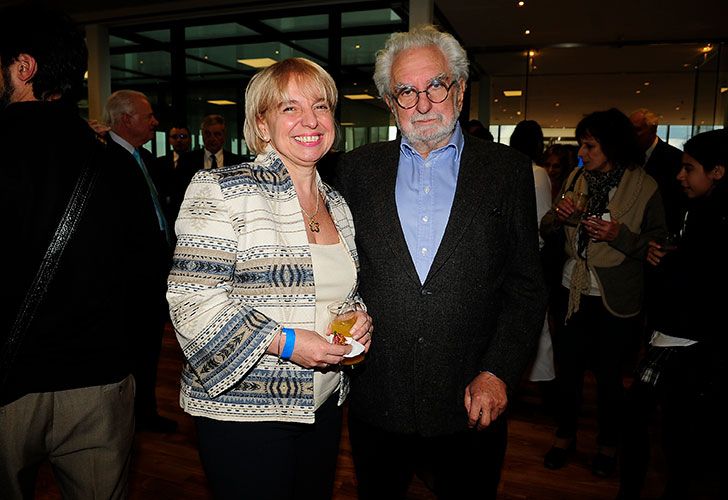 Silvana Giudici y Pacho O’Donnell en los Premios Perfil 2017