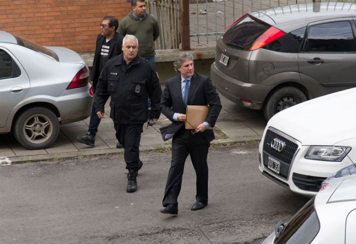 Boudou llegó a los Tribunales de Comodoro Py.