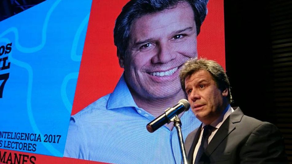 Facundo Manes, ganador del Premio Perfil Referente de la Inteligencia de los Argentinos 2017