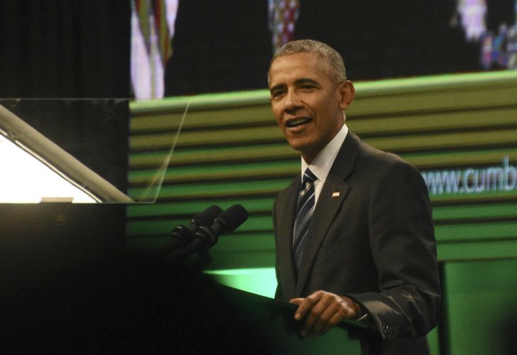 Córdoba: El expresidente de Estados Unidos, Barack Obama, participó del segundo Congreso de Economía Verde que se realizó en el hotel Quorum, de la ciudad.