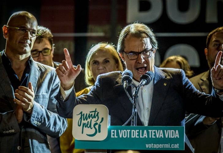 Artur Mas, ex presidente de Cataluña.