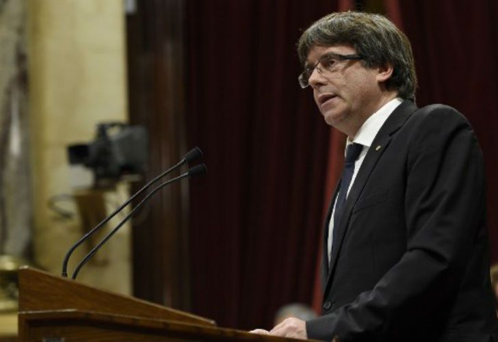 El presidente catalán, Carles Puigdemont.