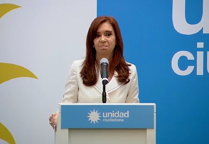 Conferencia de prensa de Cristina Fernández de Kirchner.