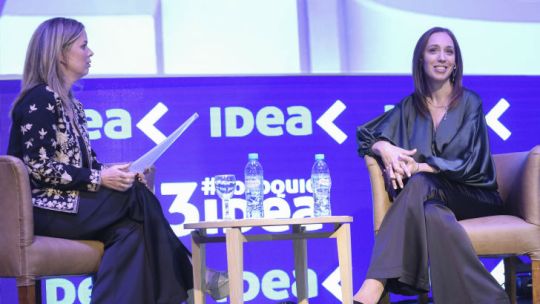 La gobernadora María Eugenia Vidal en la inauguración del 53° Coloquio de Idea.