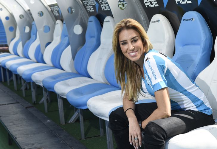 Bárbara Blanco, abogada y politóloga, hija del actual presidente de Racing, sueña con suceder algún día en el cargo a su padre Victor Blanco.