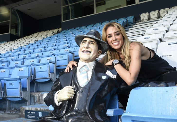 Bárbara Blanco, abogada y politóloga, hija del actual presidente de Racing, sueña con suceder algún día en el cargo a su padre Victor Blanco.