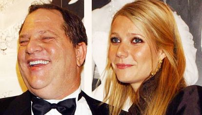 Harvey. El productor de cine, con la actriz Gwyneth Paltrow.