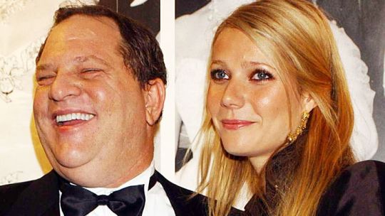 Harvey. El productor de cine, con la actriz Gwyneth Paltrow.