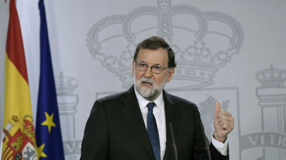Rajoy anunció la decisión en conferencia de prensa.