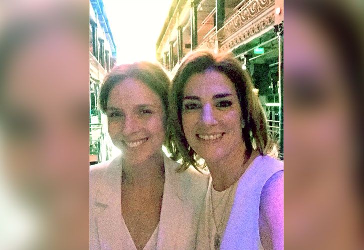 Carla Petterson y Débora Peréz Volpin en el bunker de Evolución