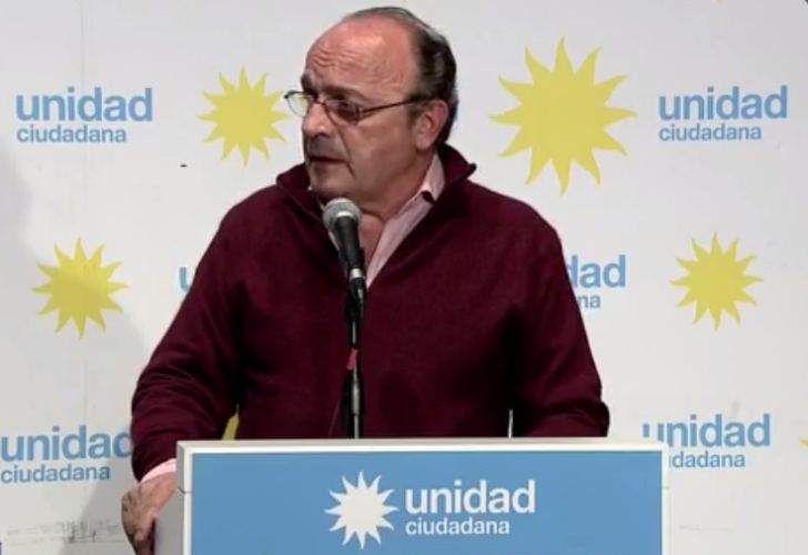 Leopoldo Moreau en conferencia de prensa al cierre de los comicios.