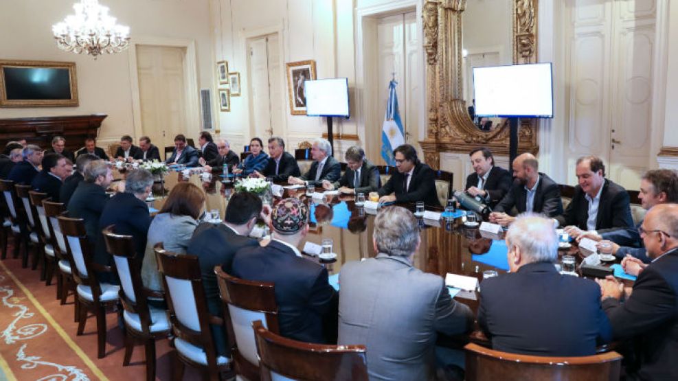 Macri encabezó reunión de gabinete.
