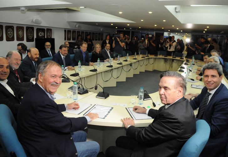 La reunión también fue una respuesta al discurso dominical de Cristina Kirchner tras las elecciones