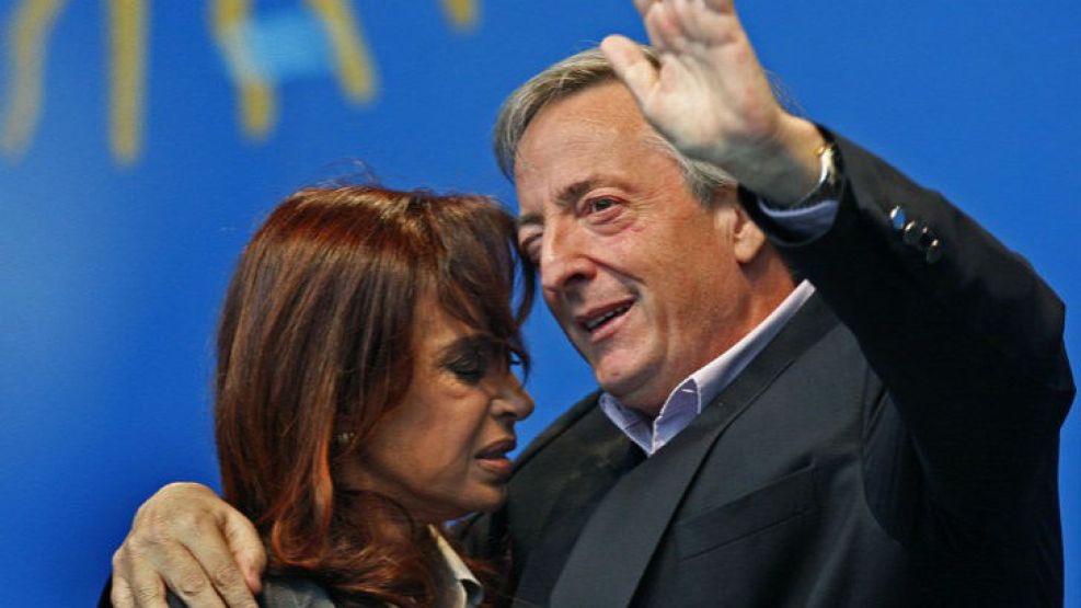 Néstor y Cristina Kirchner en 2005.