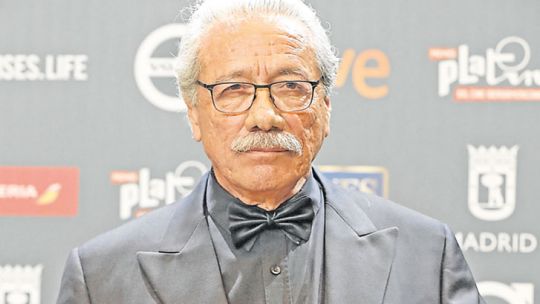 Sueño. Para Edward Olmos que le entregaran el Premio Platino de honor en Madrid lo conmovió.