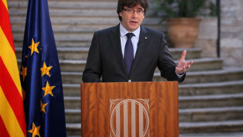 El presidente destituido Carles Puigdemont.