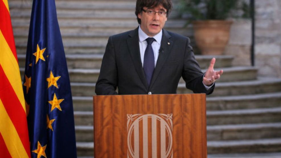 El presidente destituido Carles Puigdemont.