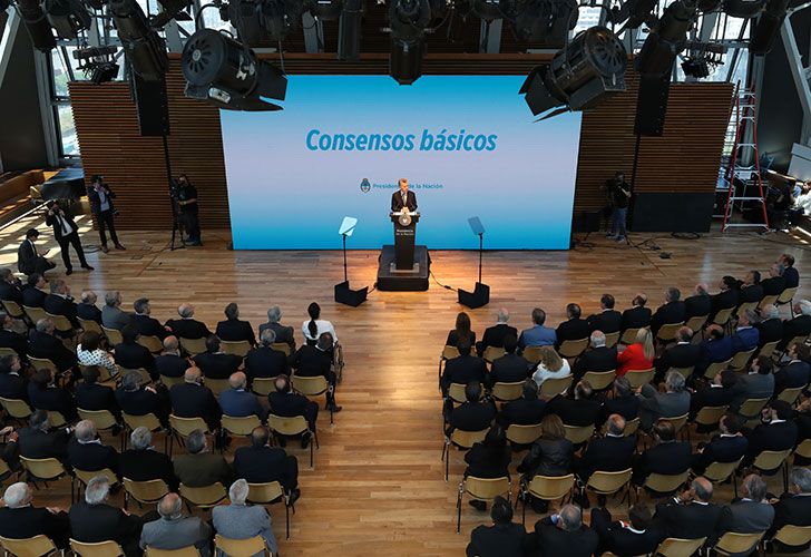 Mauricio Macri en el Centro Cultural Kirchner