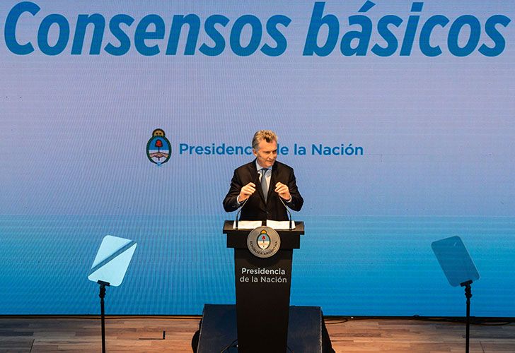 Mauricio Macri en el Centro Cultural Kirchner