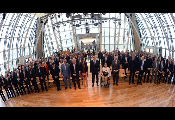 Mauricio Macri en el Centro Cultural Kirchner