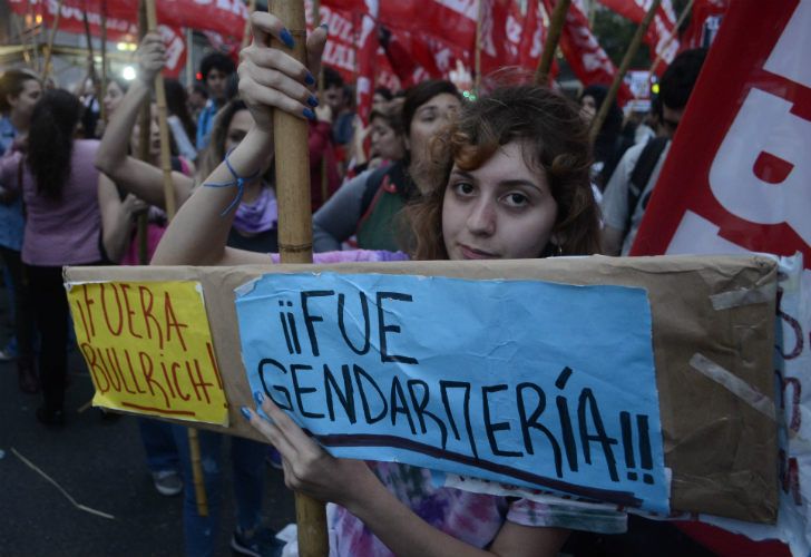 Nueva marcha pidiendo justicia por Santiago Maldonado.