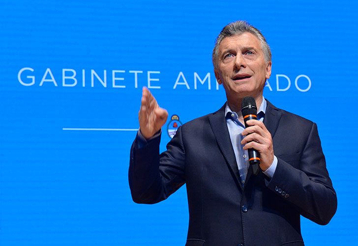 El presidente Mauricio Macri encabezó esta mañana una reunión de Gabinete ampliado en el CCK