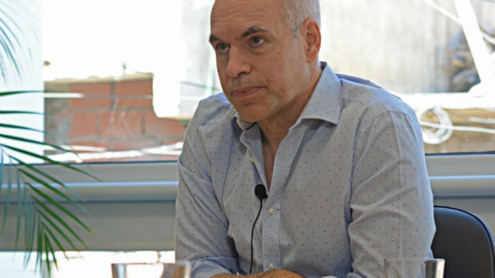 Rodríguez Larreta en una entrevista con Jorge Fontevecchia.