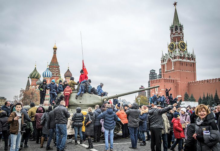 Rusia celebra el centenario de la Revolución de Octubre