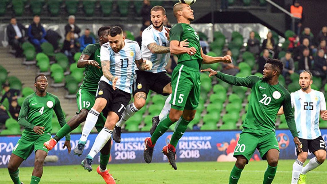 Argentina lost 4-2 to Nigeria in a friendly on Tuesday.
