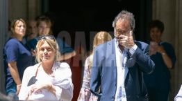 Daniel Scioli y Gisela Berger, reconciliados, inscribieron a Francesca