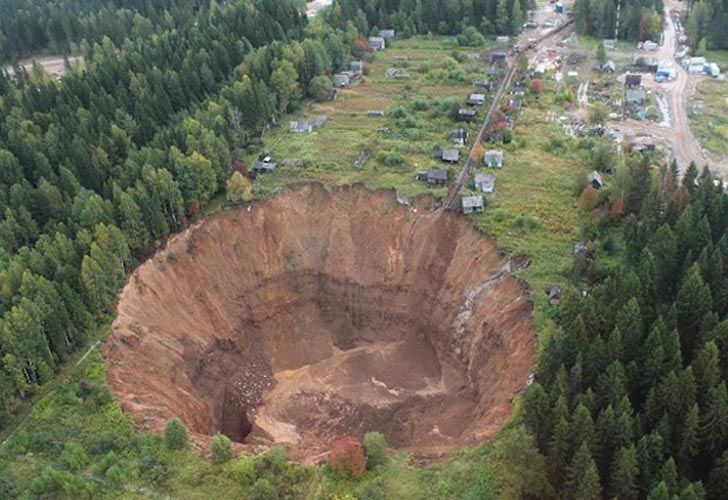 Vista aérea de la mina de potasio explotada por Uralki