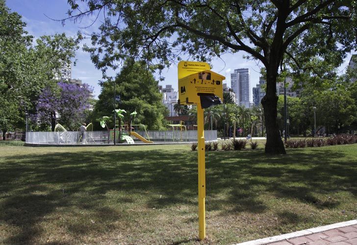 Así quedó el Parque Las Heras tras las obras de puesta en valor.