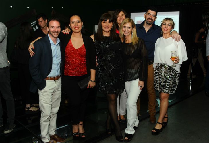 Matían Pampin, Jessica Vargas, Silvina Di Como, Rita Aztiarloa, Sandra Azcue, Jorge Velando y Romina Scordo (Break!).