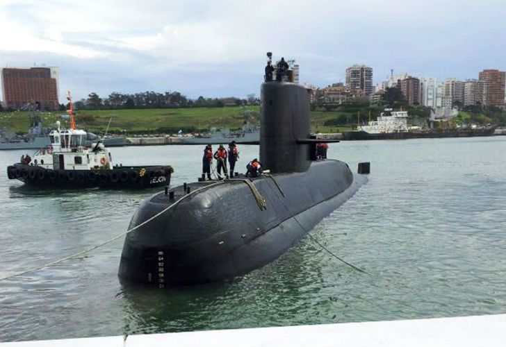 El submarino de la Armada Argentina ARA San Juan.