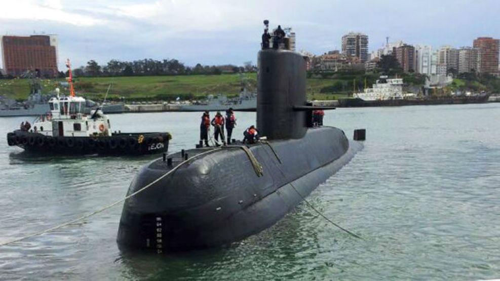 El submarino de la Armada Argentina ARA San Juan.