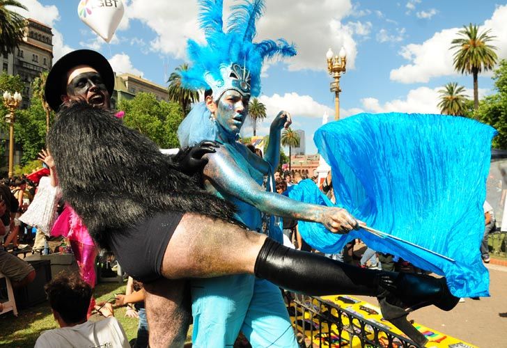 Se realiza en la Ciudad de Buenos Aires, una nueva edición de la Marcha del orgullo Gay.