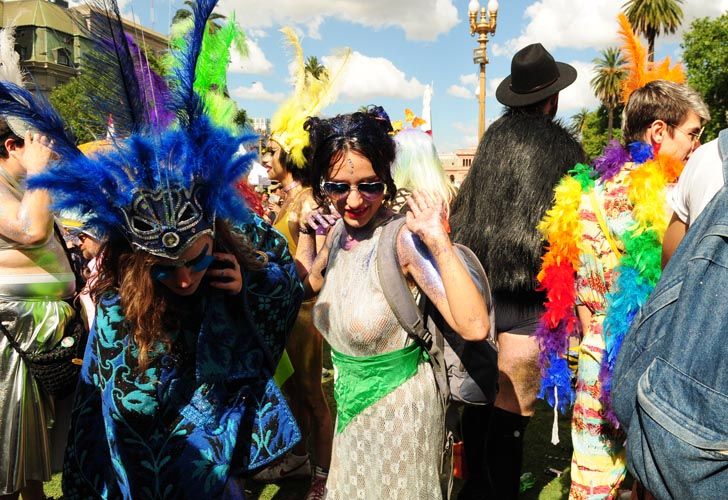 Se realiza en la Ciudad de Buenos Aires, una nueva edición de la Marcha del orgullo Gay.