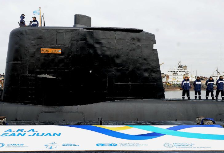 Fotografía de Archivo tomada el 23/05/2014 El submarino A.R.A. San Juan, luego de su reparación, fue entregado a la Armada Argentina tras su reparación en el Complejo Industrial Naval Argentino (CINAR).