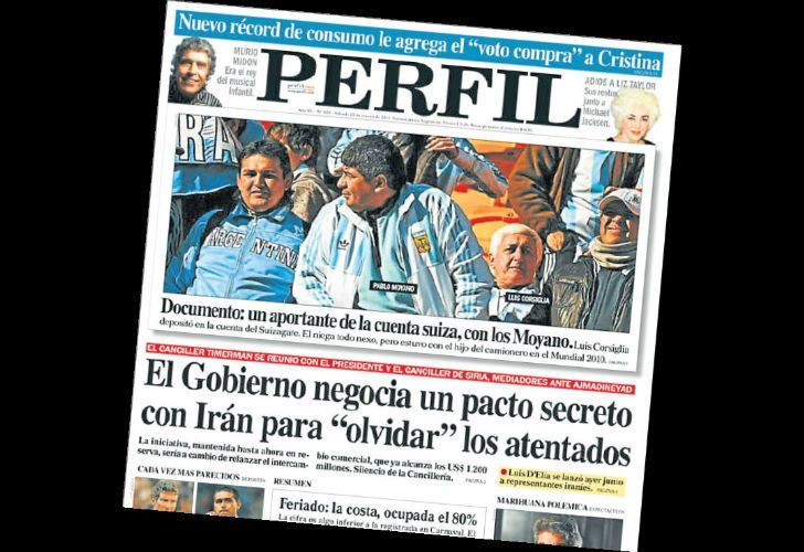 La nota en PERFIL sobre el pacto secreto con Irán, que sacudió al país en 2011.