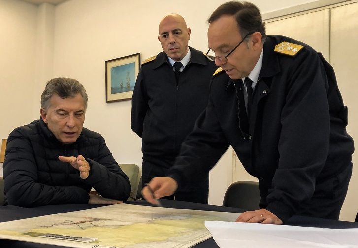 Macri se reunió con familiares de la tripulación del submarino