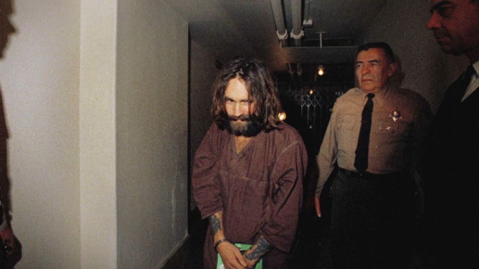 Charles Manson, uno de los criminales más peligrosos de Estados Unidos.